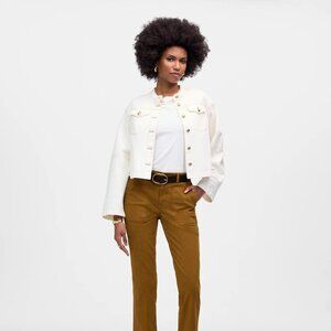 NWT Womens Madewell  Slim Straight Utility Pant in Garment Dye Size 29